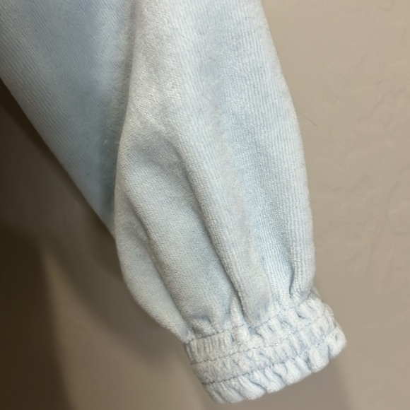 Vintage Gymboree Hoodie Coat Girls Best Friend Blue Hoodie Polka Dot Y2K Zip Up - Picture 3 of 9